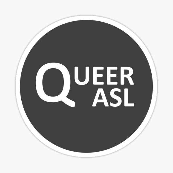Item preview, Queer ASL Logo designed and sold by QueerASL.