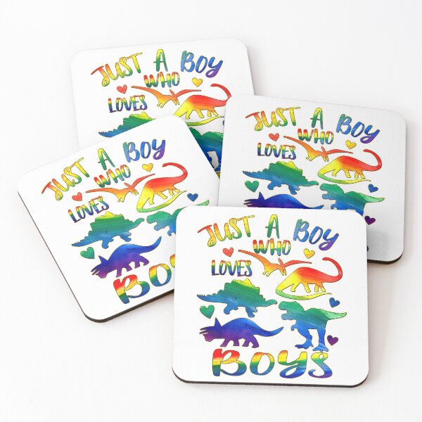 Item preview, Just a boy who loves boys designed and sold by PrettyPittie Shop.