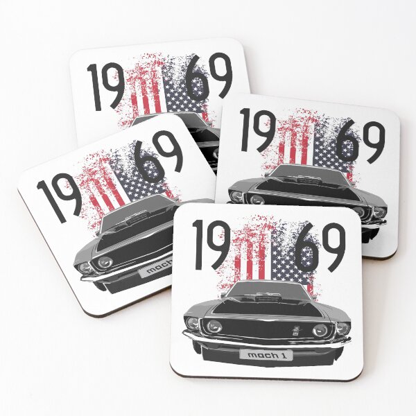 Artikelvorschau, 1969 Mustang Mach 1 Amerikaner entworfen und verkauft von FrenemiesShop.