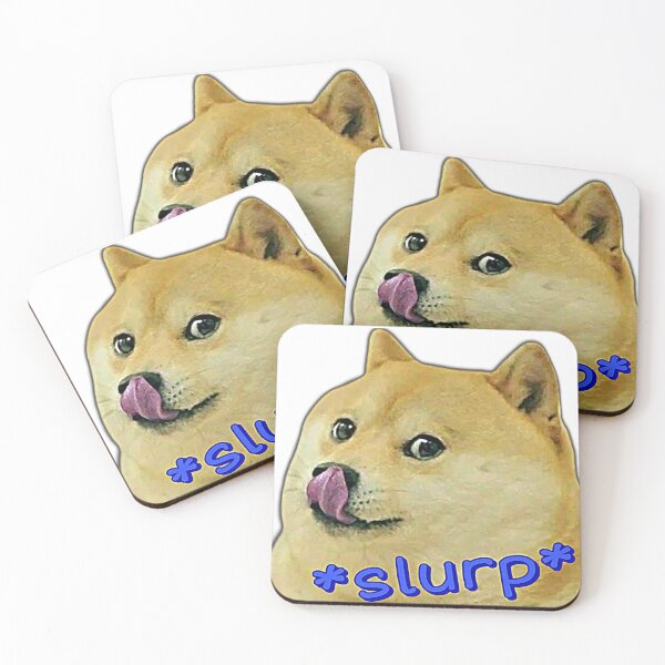 Item preview, Doge licking nose designed and sold by marjard.