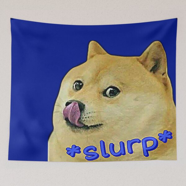 Item preview, Doge licking nose designed and sold by marjard.