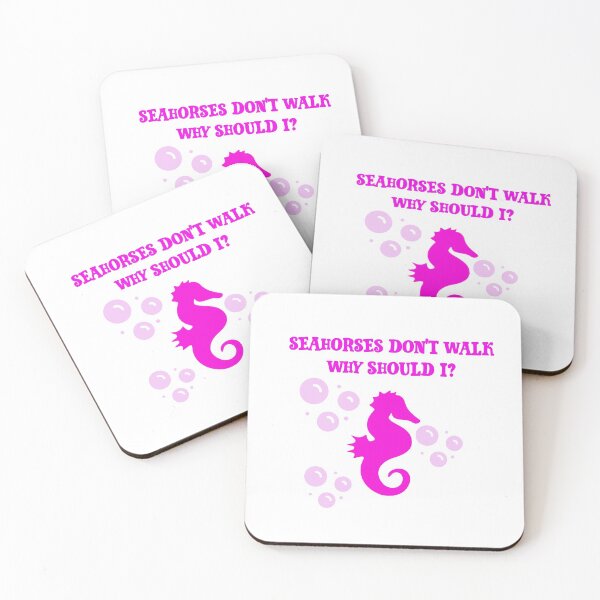 Item preview, Pink Seahorses don’t walk why should I? Disability awareness  designed and sold by Designs Of all kinds.