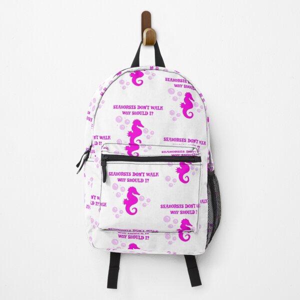 Item preview, Pink Seahorses don’t walk why should I? Disability awareness designed and sold by Designs Of all kinds.