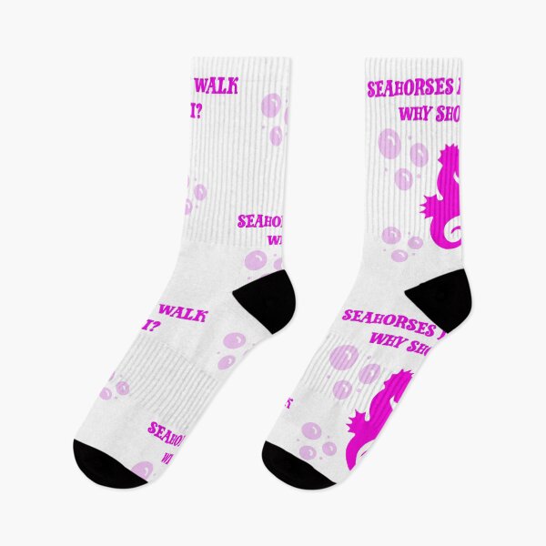 Item preview, Pink Seahorses don’t walk why should I? Disability awareness designed and sold by Designs Of all kinds.