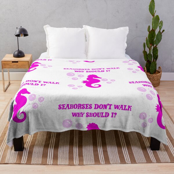 Item preview, Pink Seahorses don’t walk why should I? Disability awareness  designed and sold by Designs Of all kinds.