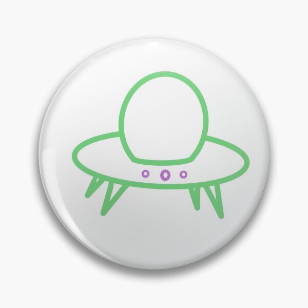 Item preview, Green and Purple Space Ship designed and sold by CPArtStudios.