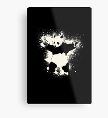 Bansky Panda Impression métallique