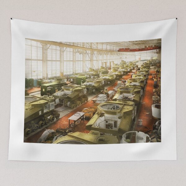 Item preview, Tank - Factory - Tanks for the memories 1941 designed and sold by Mike Savad Photography.