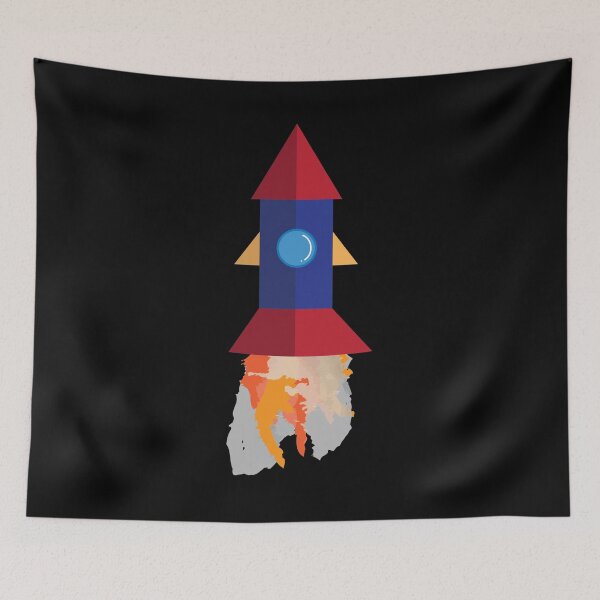 Item preview, Rocket Ship Graphic designed and sold by Arianna Khalil.