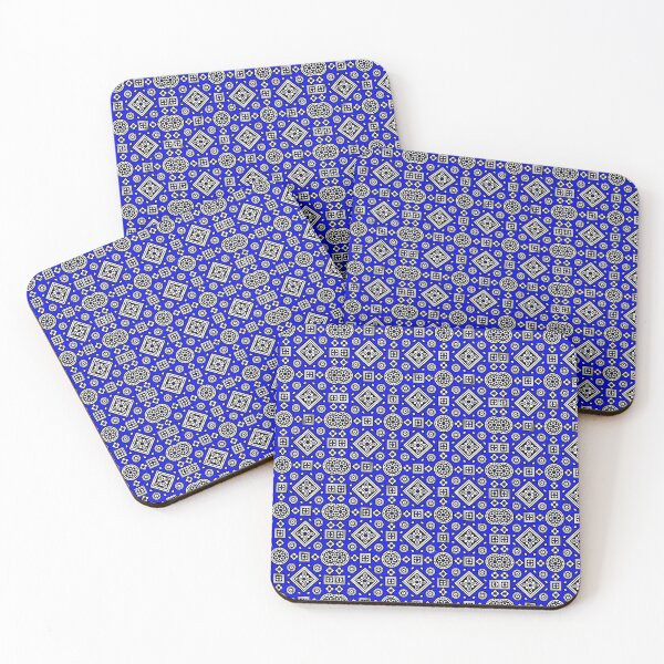 Item preview, Blue Sindhi Traditional Ajrak Print designed and sold by LynxTG.