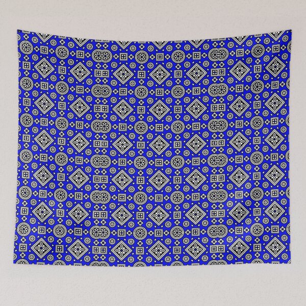 Item preview, Blue Sindhi Traditional Ajrak Print designed and sold by LynxTG.