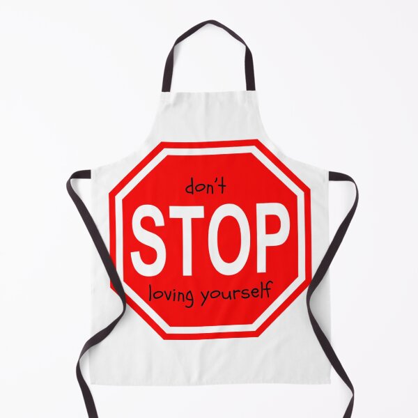 Item preview, Don't Stop Loving Yourself - Funny Stop Sign designed and sold by sonnytyphoon.