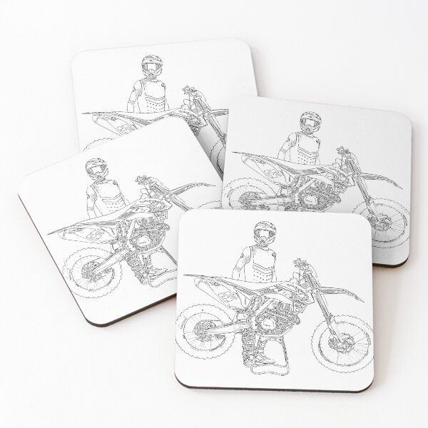 Item preview,  motocross rider draw designed and sold by nicodrt.