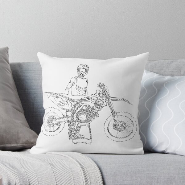 Item preview,  motocross rider draw designed and sold by nicodrt.