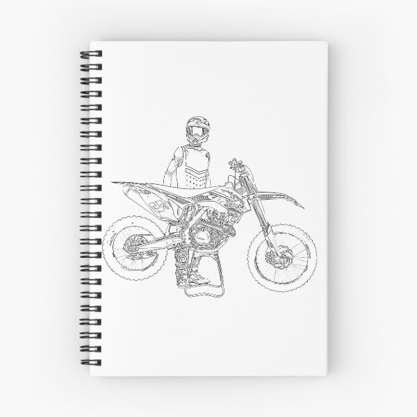 Item preview,  motocross rider draw designed and sold by nicodrt.