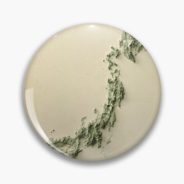 Item preview, Relief Map of Japan 3D digitally-rendered designed and sold by ThinkAboutMaps.