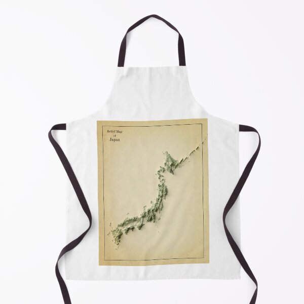 Item preview, Relief Map of Japan 3D digitally-rendered designed and sold by ThinkAboutMaps.