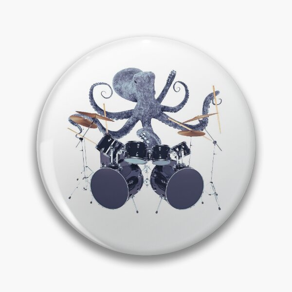 Item preview, Octopus Playing Drums Men's T-Shirt Gift, Drummer Shirt designed and sold by mydesignsbylar.