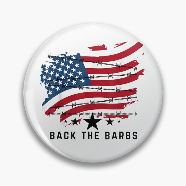 Item preview, Back The Barbs America Flag designed and sold by FrenemiesShop.