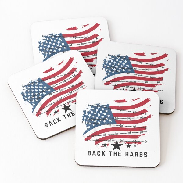 Item preview, Back The Barbs America Flag designed and sold by FrenemiesShop.