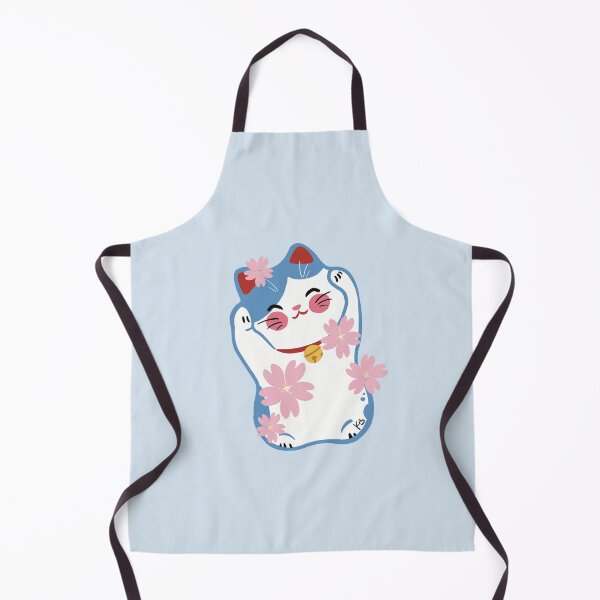 Item preview, Cornflower Blue Lucky Cat designed and sold by Druid Soup.