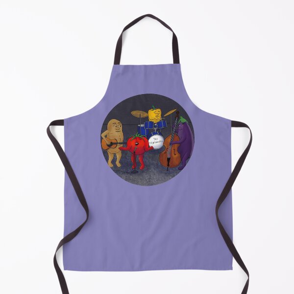 Item preview, The Nightshades – Funny cartoon of a vegetable music band designed and sold by Crystal Raymond.