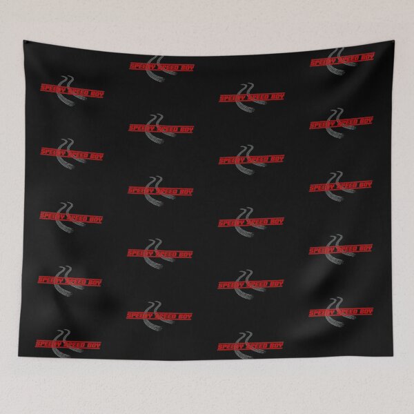 Item preview, Anime Tire Tracks & Lyrics! Design #2-Red (on Black) designed and sold by epinkb.