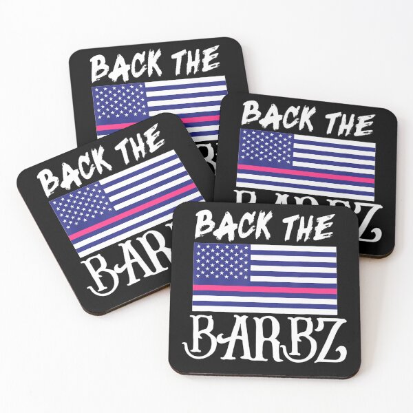 Item preview, Back The Barbz Flag Love Barbs Loyal Fan American designed and sold by FrenemiesShop.