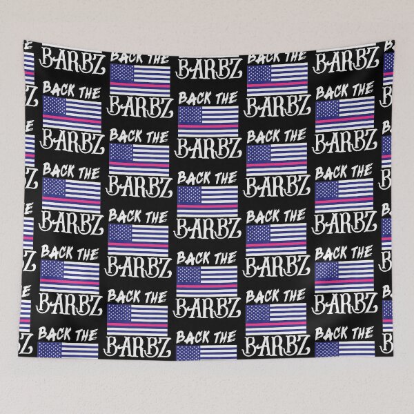 Item preview, Back The Barbz Flag Love Barbs Loyal Fan American designed and sold by FrenemiesShop.