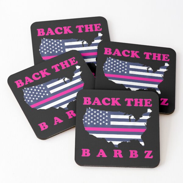 Item preview, Back The Barbz Flag Love Barbs Loyal Fan designed and sold by FrenemiesShop.
