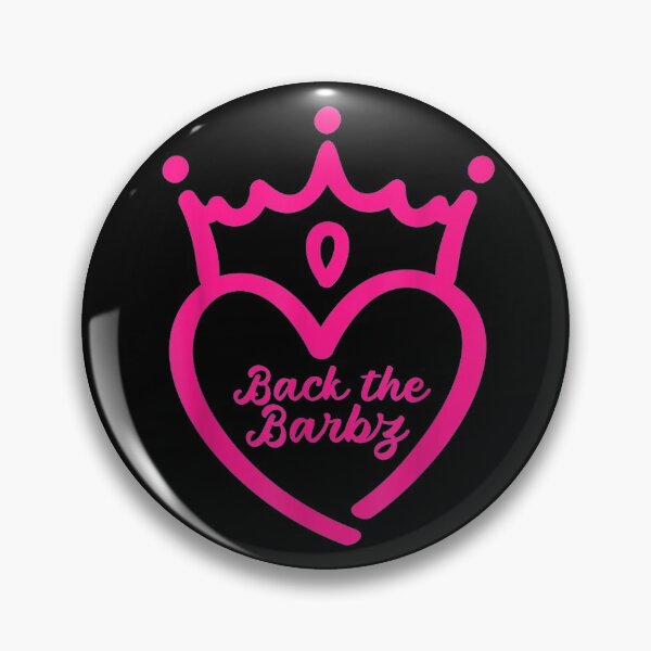 Item preview, Back The Barbz Love Barbs Loyal Fan Heart Crown Queen designed and sold by FrenemiesShop.