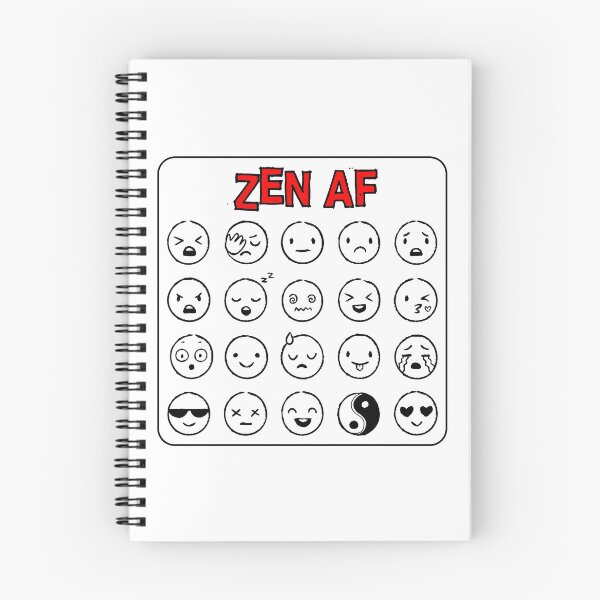 Item preview, ZEN AF - Funny Yin Yang, Yoga - Trendy Namaste art. RELAX, calm down designed and sold by originalsusie.