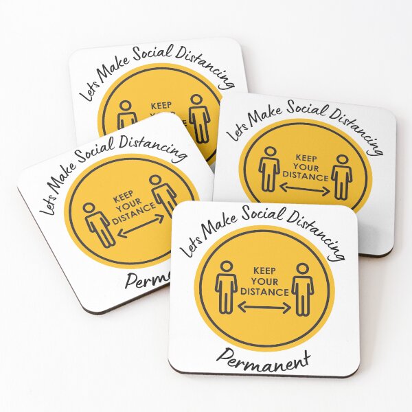 Item preview, Lets Make Social Distancing Permanent designed and sold by Six Deers.