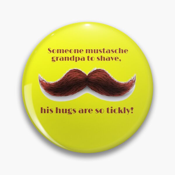 Item preview, funny brown grandfather mustache designed and sold by Marouane21.