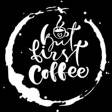 Artwork thumbnail, But first coffee by RheaRealm