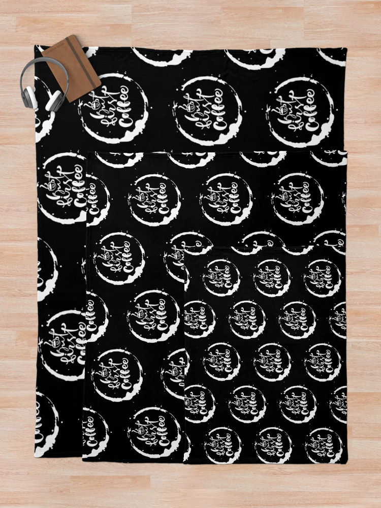 Thumbnail 5 of 6, Throw Blanket, But first coffee designed and sold by RheaRealm.