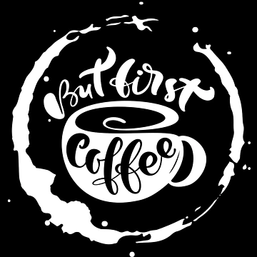 Artwork thumbnail, But first coffee by RheaRealm