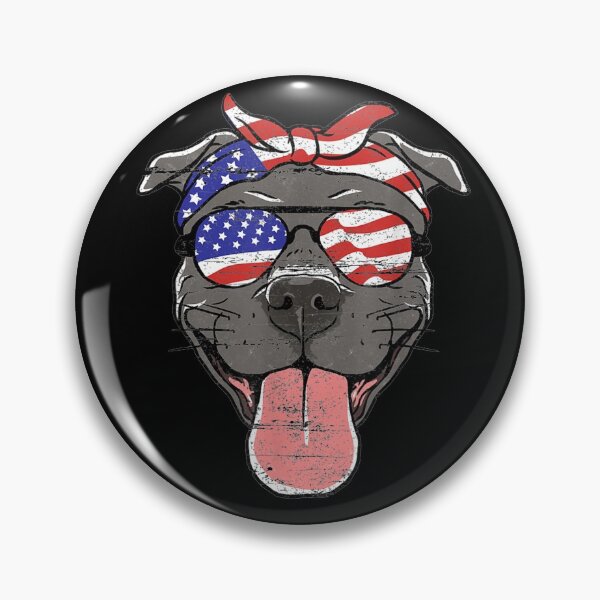 Item preview, Fourth of July Dog Lovers Patriotic Pup distressed design designed and sold by FrenemiesShop.