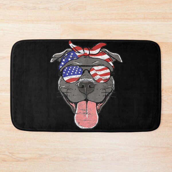 Item preview, Fourth of July Dog Lovers Patriotic Pup distressed design designed and sold by FrenemiesShop.