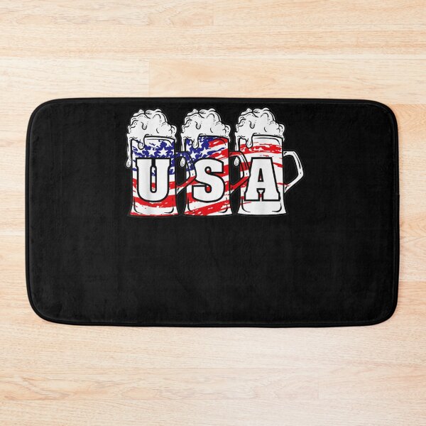 Item preview, Mens 4th of July Shirt USA Beer American Flag Women Merica designed and sold by FrenemiesShop.