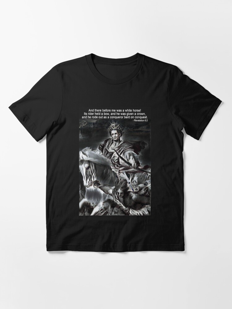 Alternate view of White Horse of the Apocalypse Essential T-Shirt