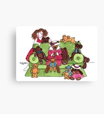 Teddy Bear Collector Canvas Print