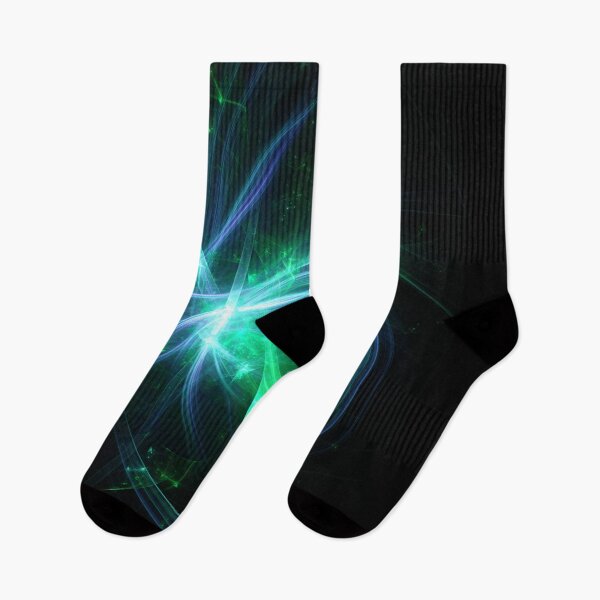 Item preview, Beautiful Abstract Pattern Of Colored Smooth Lines On A Black Background designed and sold by tatkhagata.