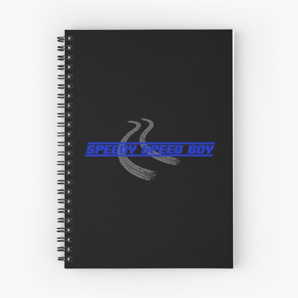 Item preview, Anime Tire Tracks & Lyrics! Design #2-Blue (on Black) designed and sold by epinkb.