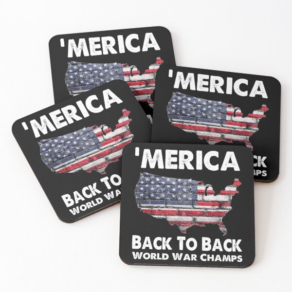 Item preview, Merica-Back-To-Back-World-War-Champs designed and sold by FrenemiesShop.