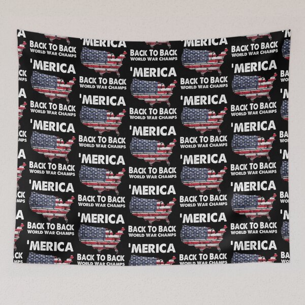 Item preview, Merica-Back-To-Back-World-War-Champs designed and sold by FrenemiesShop.