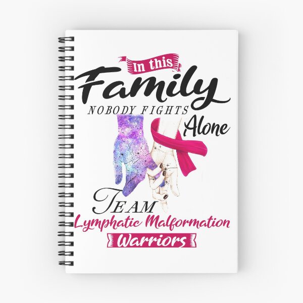 Item preview, In This Family No One Fights Alone Team Lymphatic Malformation Warrior designed and sold by deputylove.