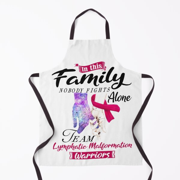 Item preview, In This Family No One Fights Alone Team Lymphatic Malformation Warrior designed and sold by deputylove.