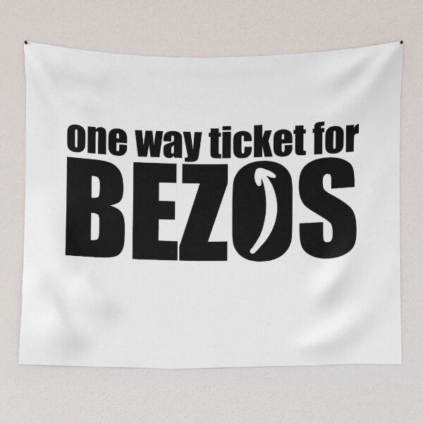 Item preview, One way ticket for Jeff Bezos designed and sold by DamirOrihan.