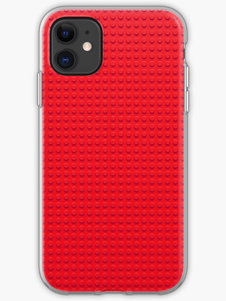 Building Block Brick Texture Red Iphone Case Cover By Graphix Redbubble - color change brick texture roblox